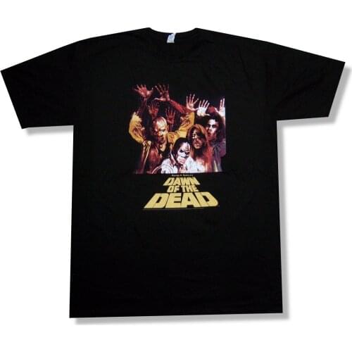 Dawn Of The Dead Hands Up Black T-Shirt New Adult
