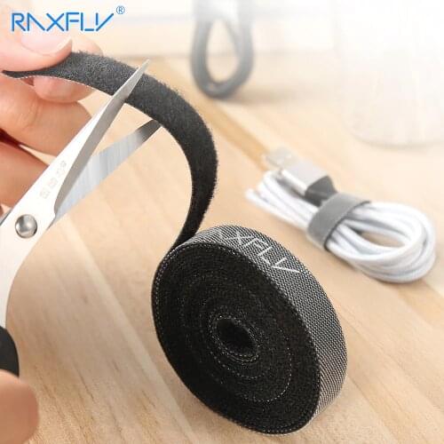 RAXFLY Cable Organizer Wire Winder Holder Mouse Cord Clip Protector Cable Office Desktop Management For iPhone Micro USB Type C