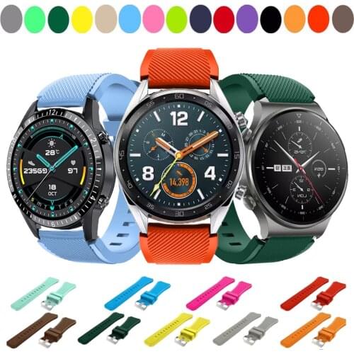 22mm Watch Strap For Huawei watch Gt2 pro 46/GT Active/Elegant replace Sport Bracelet For Honor watch Magic 1/2/magic2 46 Correa