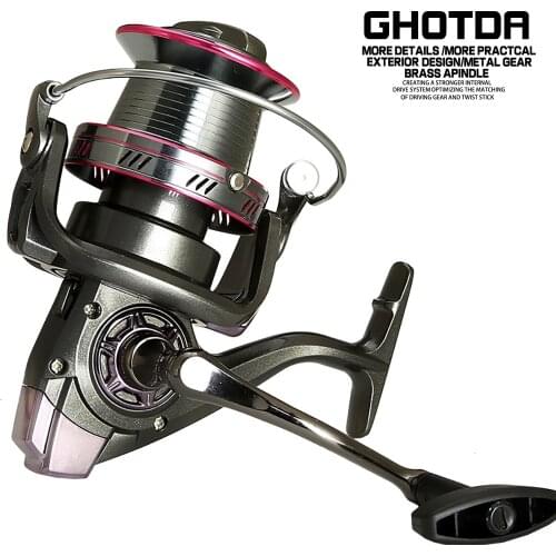 Fishing Reel All Metal Spool Spinning Reel 20-30KG Max Drag 9000 10000 12000 Saltwater Fishing Accessories