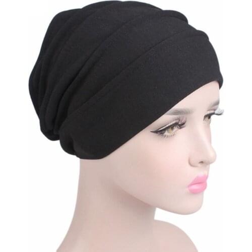 New Casual Thick Stretch Cotton Cap Women Fashion Caps Louver Hat For Women Solid Color Hedging Hat Hot Sale