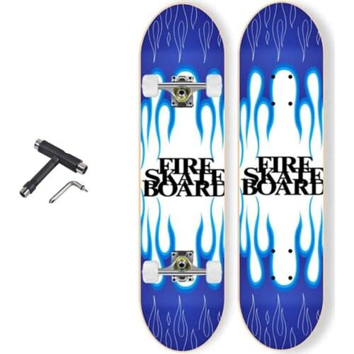 Skateboards Standard Speed Low Noise Cruiser 7 Layers Canadian Maple Double Kick Concave for Kids Adult Youth Skateboards