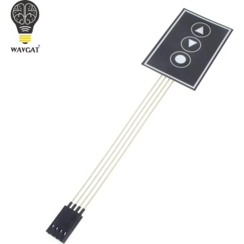WAVGAT 1x3 Matrix Array Membrane Switch Monitor Switch Matrix keyboard Membrane keypad Control panel 1*3 36*55MM