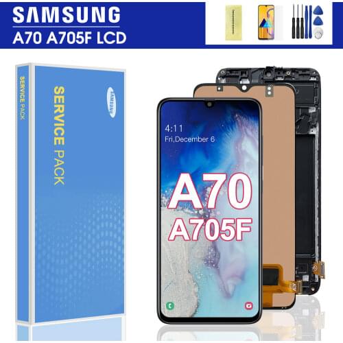 100% Tested 6.7" LCD Display For Samsung Galaxy A70 LCD A705 A705F SM-A705MN Display Touch Screen Digitizer Assembly