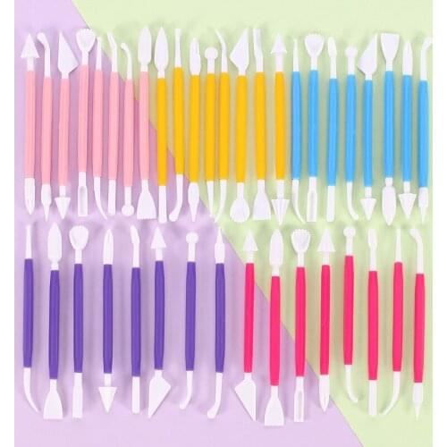 8-9Pcs/Set Plastic Clay Tools Handmade Carving Kit DIY Pottery Ceramics Quality Art Manual New Professional Environment-friendly
