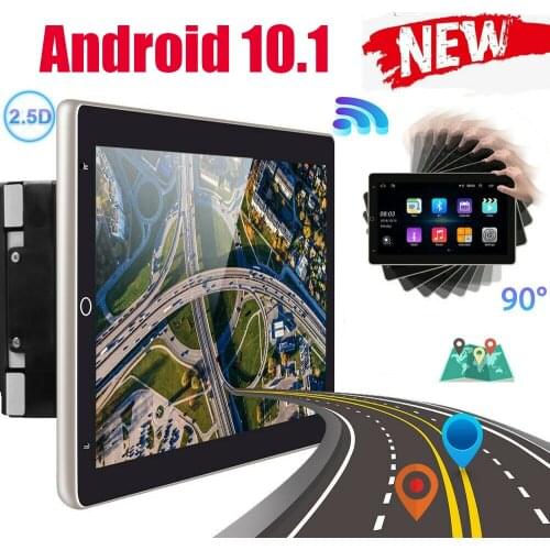 Android 10.1 Car Radio Stereo 2 din Multimedia MP5 Player GPS WIFI Bluetooth Player Autoradio Rotatable Vertical ScreenTouch