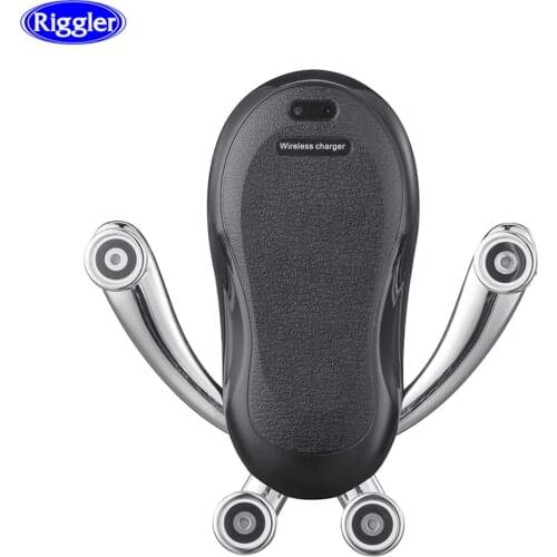 Qi Automatic Clamp Wireless Charger Car 10W Fast Charging Holder for Samsung S10/10+ S9 S8 Note9/8 Huawei P30Pro Mate20Pro