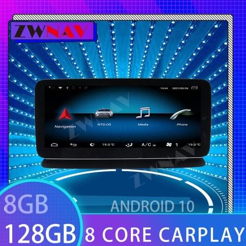 Car Dvd Multimedia Player Auto for Mecerdes Benz CLS 2012-2015 inch10.25 Android 10 Eight core GPS Navigation 128G CARPLAY