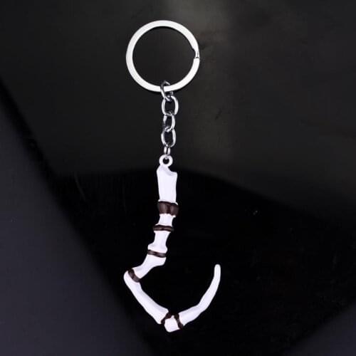 Dongsheng Game Dota 2 Cosplay Keychain Immortal Dragon Butcher Pudge Key Chain Talon Hook Dota2 Keyring For Men Gift -50