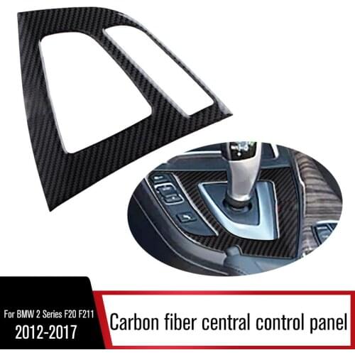 Carbon Fiber Shift Position Central Control Panel For BMW 2 Series F20 F211 Series Car Interior Modification