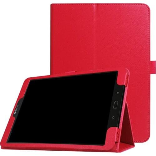 For Samsung Galaxy Tab S2 9.7 Case Auto Sleep /Wake Up Flip Litchi PU Leather Cover T810 T815 T813 Smart Stand Holder Folio Case