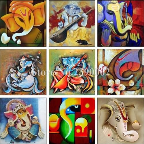 DIY Diamond Mosaic Embroidery Animal Needlework 5D Diamond Painting Cartoon Elephant Full Rhinestones Home Decor Christmas Gift