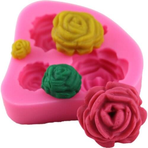 DIY rose flower series silicone mold fondant cake mold DIY chocolate mold cake decoration mold