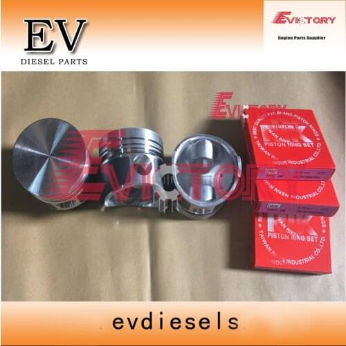 EV For Kubota tractor B1550 engine D850 piston 15901-21050 and piston ring set imported type