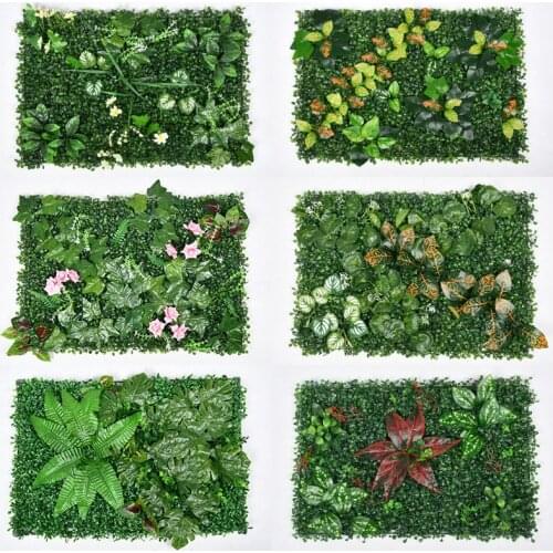 Artificial Lawn Plastic Simulation Leaf Lawn Artificial Plant Wall Decoration Background Lawn Wedding Home Decor