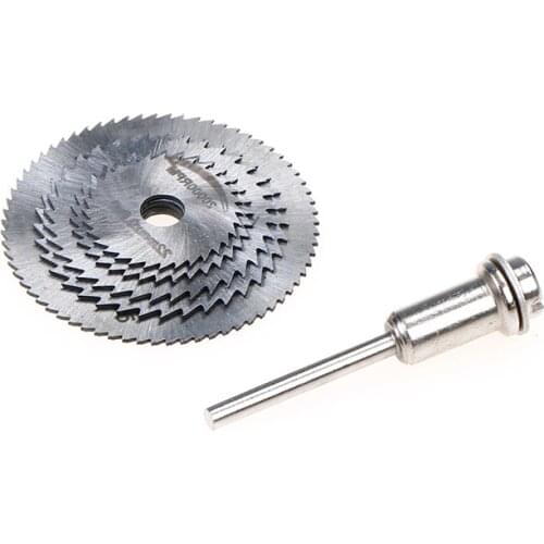 6pcs/set Mini Circular Saw Blade Set Cutting Disc Rotary Drill Tool Accessories for Wood Aluminum Cutting Accessories Wholesale