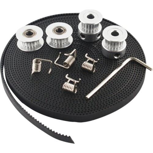 GT2 Pulley Belt Idler Tension Springs Screws Replacement Kit F8M6 Durable Hot