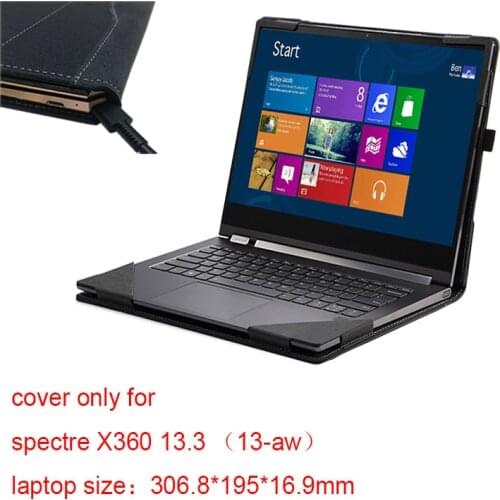 New 2019 2020 Cover For Hp Spectre X360 13-aw 13-aw0148TU 13-aw0147TU 13.3inch Detachable Laptop Sleeve Case Pu Skin 13 Stylus