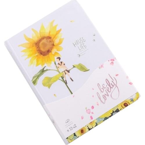 2021 New Notebook Stationery Creative Small fresh Floral Diary Weekly Planner 32K Journal Sketchbook Agenda For School Student