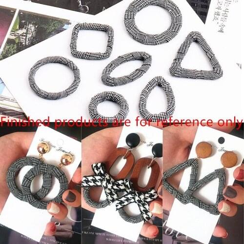 New arrived 30pcs/lot pattern printing geomety rounds/square/ovals shape fashion beads charms diy jewelry earring pendants