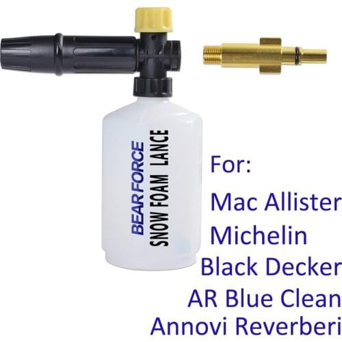 Pressure Washer Snow foam lance foam generator car foam washer for Annovi Reverberi AR Blue Mac Allister Michelin Black Dekcer