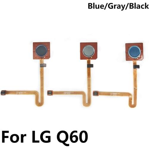 Repair Fingerprint Scanner For LG Q60 LMX525 K50 LMX520 ID Home Button Fingerprint Menu Return Key Recognition Sensor Flex Cable