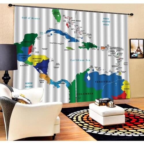 Blackout curtain map curtains for bedroom window curtains for living room bedroom blackout curtains