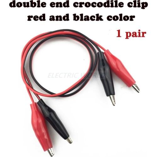 Alligator Clips Electrical Test Leads banana Clip Double-ended Crocodile Clips Roach Clip Test Jumper Wire Connector