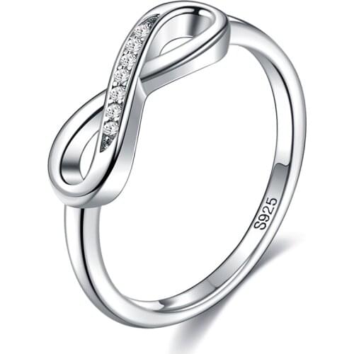 ZEMIOR For Women 100% 925 Sterling Silver Rings Bowknot Shape High Quality Cubic Zirconia Best Love Gift For Girlfriend Wife