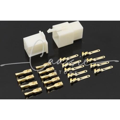 10set/lot 2.8mm 9 pin Automotive 2.8 Electrical wire Connector Male Female cable terminal plug Kits Motorcycle ebike car