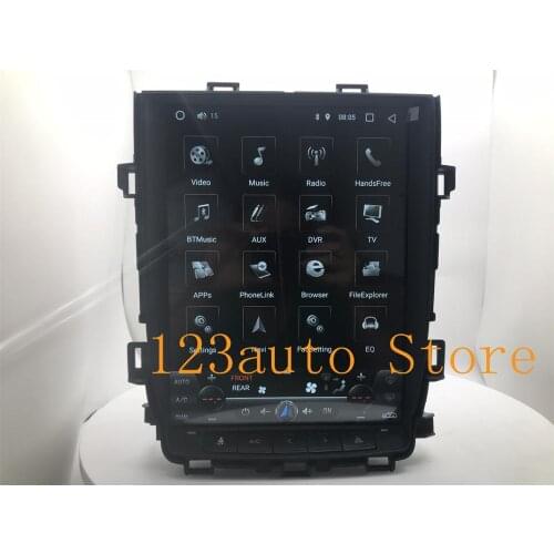 12.1'' Vertical Tesla Style Android 9.0 auto Car NO DVD GPS Navigation Player radio audio for Toyota alphard 2008-2014 2G RAM