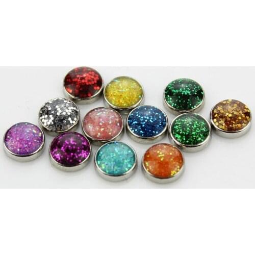 Birthstone Floating Charms Round 12 Colors Charms Fit Living Locket 120pcs