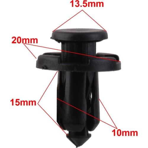 30pcs Car Door Bumper Trim Panel Rivet Retainers Clips For Subaru