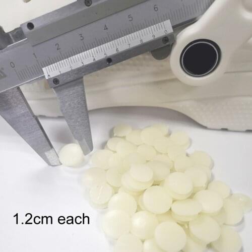 500pcs plastic button white buckles parts accessories fit for DIY croc sandals shoes shoe Charms 8/10/12/15mm