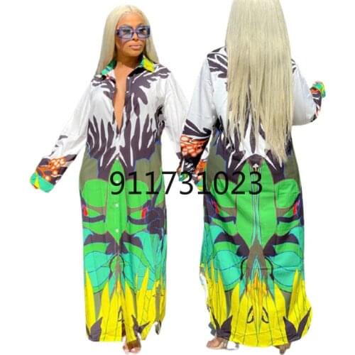 African Shirt Blouse Dresses For Women Dashiki African Clothing Robe Africaine Femme Slim Evening Long Maxi Dress Clothes