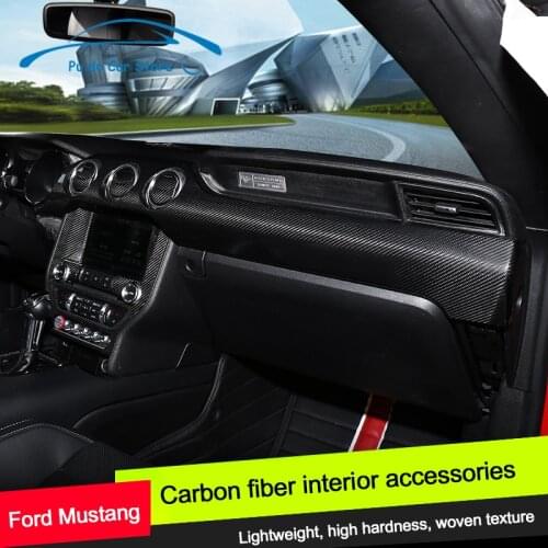 Car real carbon fiber interior modification accessories For 15-20 Ford Mustang Decoration Accessories