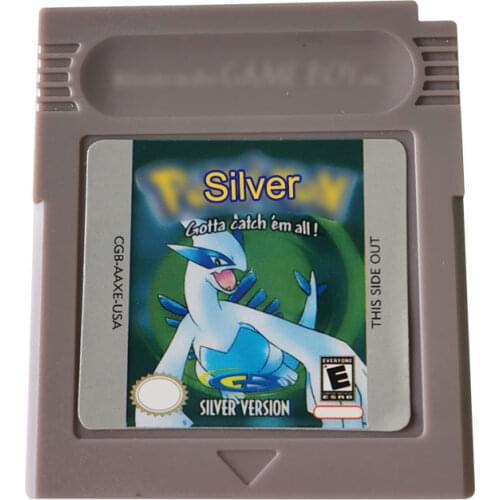 For Video Game Cartridge Console Card English Language Version silver
