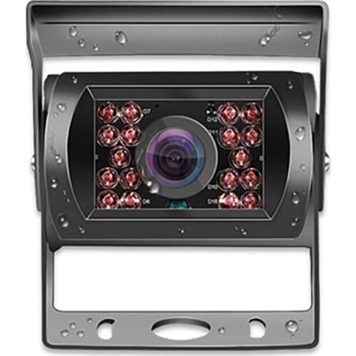 Truck Backup Vehicle Rear View Camera for Bus /Trailer/Pickups/RV Parking Reverse Auto 18 LED IR Night Vision Waterproof