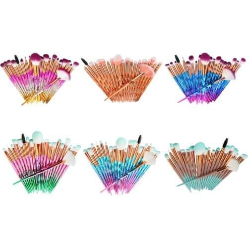 20pcs Makeup Brushes with Wide Scope of Application Simplicity Eyeshadow Foundation Eyeliner Brush Cosmetics Beauty Tools