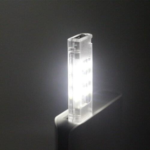 Mini USB Led Night Light Camping lamp double sided 12 leds USB Charging Reading light Computer Laptop desk LED lamp