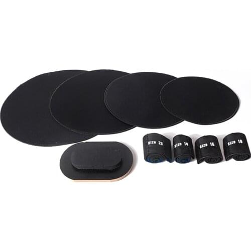 MoonEmbassy Drum Mute Hi-hat and Cymbal Mutes Bass Drum Silencer Drumming Practice Pad Free Shipping