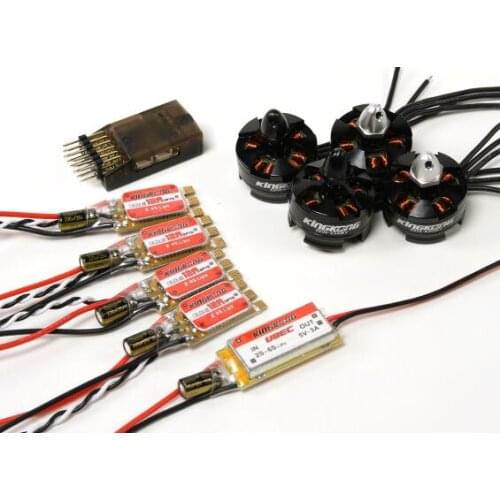 KingKong Force 200 Quadcopter System with CC3D Flight Controller 12A ESC 2204 2300KV motors 5V UBEC and Propellers