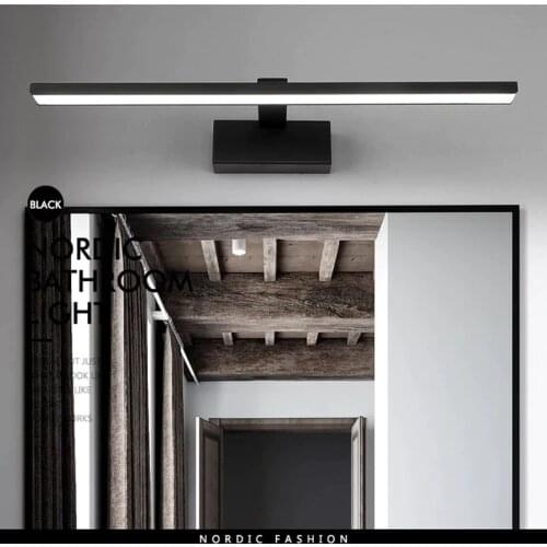 Modern LED Wall Lamps For Bathroom Bedside Lights New Arrivals Mirror Front Light Black&White Frame LED Wall Lights Indoor Light