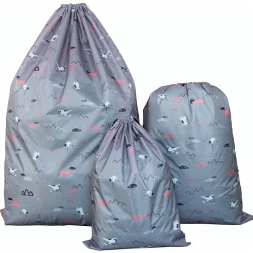 Super Large Capacity Drawstring Toy Clothing Storage Bag Organizer Laundry Pouch Oxford Cloth Dustproof Quilt Storage Bag Travel