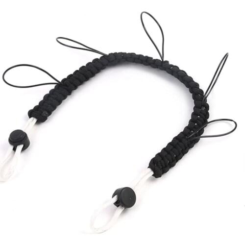 Fly Fishing Lanyard Waterproof Multifunction Braid Fabric Ergonomic Necklace Lanyard Fishing Rope Tools Holder for Outdoor