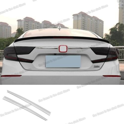 Lsrtw2017 Car Trunk Logo Trim Tailgate Strip Styling Decoration for Honda Accord 2018 2019 2020 2021 10th Rear Door Accessories