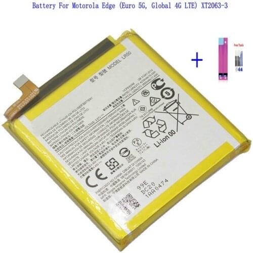 1x 4500mAh / 17.4Wh LR50 Battery For Motorola Edge XT2063-3 Batteries + Repair Tools kit