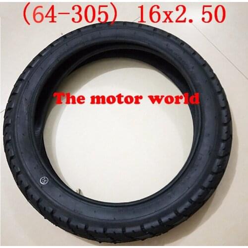 2019 New High Performance 16x2.50 64-305 Tire and Inner Tube Fit for Electric Bikes Kids Bikes, Small BMX and Scooters