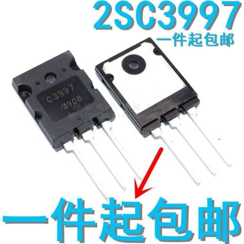 5pcs/lot New Spot C3997 2sc3997 TO-3P Triode Ultrasonic Power Tube 25A/1500V