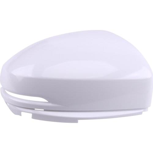 Car White ABS Front Right White Rearview Mirror Cover Cap Fit for Honda Fit Jazz 2014 2015 2016 2017 2018